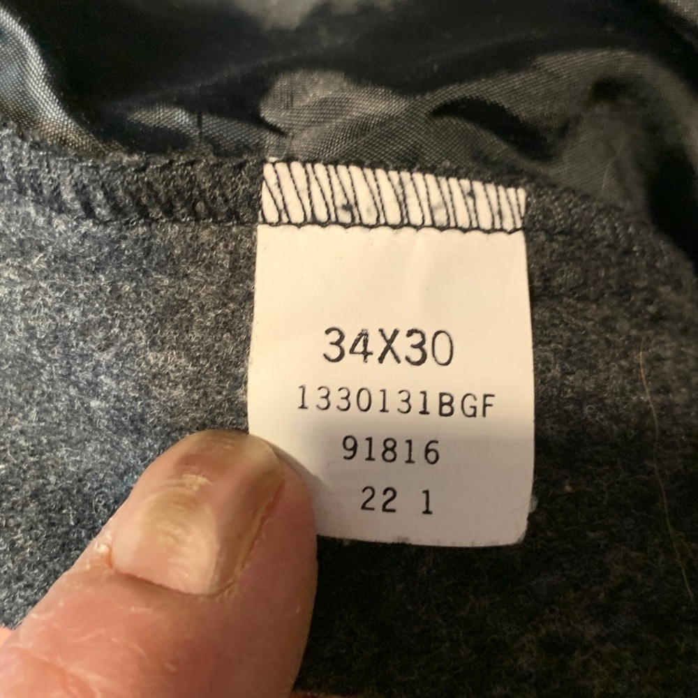 VTG POLO RALPH LAUREN GRAY WOOL PHILIP PANT - Picture 7 of 16